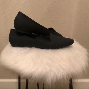 Croc Black Flats Size 11